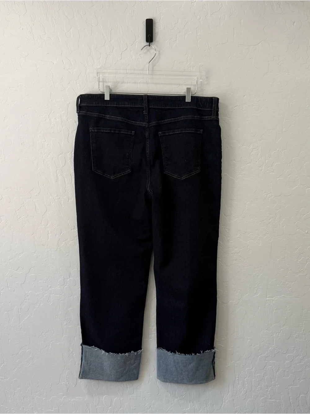 Kut from the Kloth Charlotte High Rise Jeans with Roll Up Cuffs Size 14 - Picture 4 of 9
